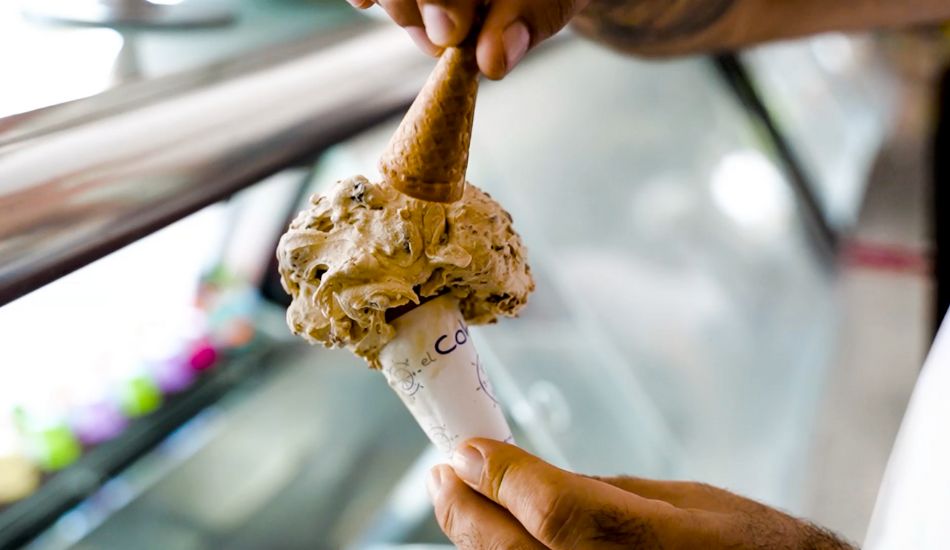 Gelato Artigianale al Caffè artigianale Taras di Torrefazione Salento