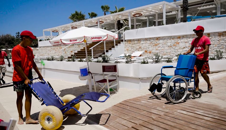 spiagge accessibili per disabilità permanente
